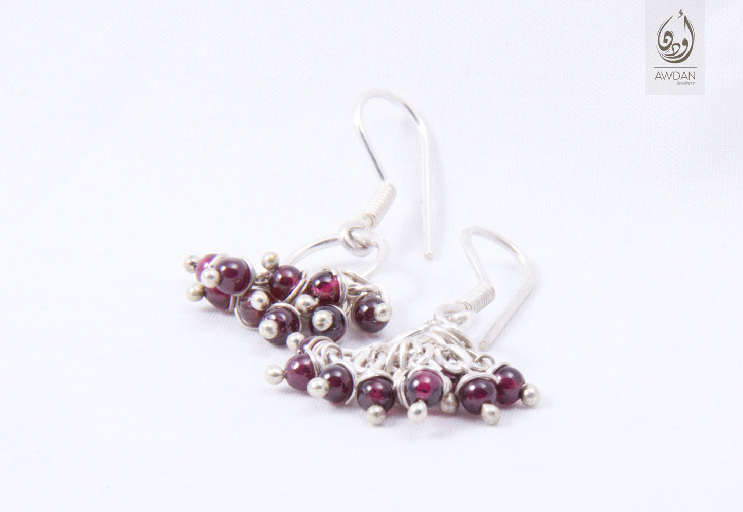 Multi Garnet Stones Earrings