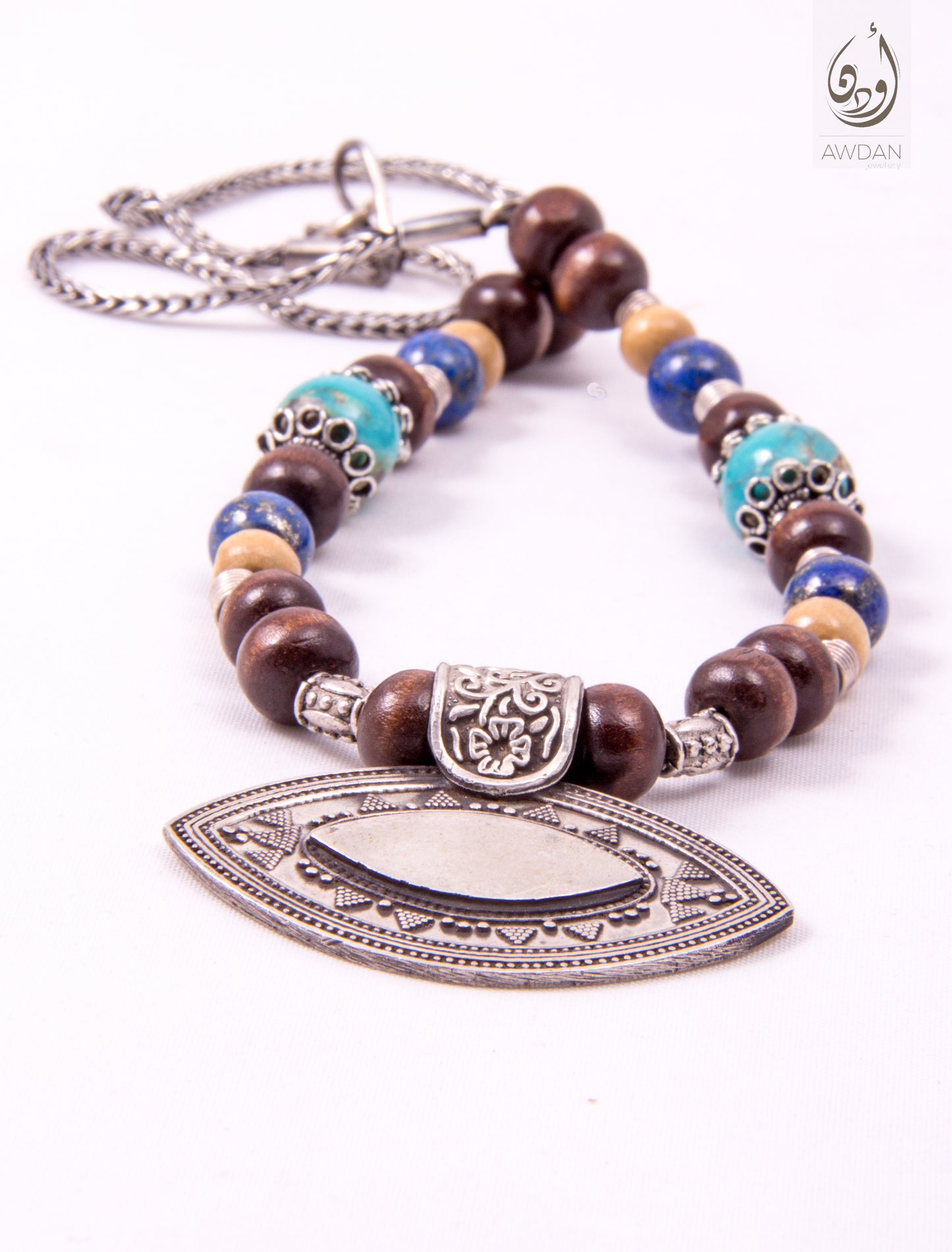 Tribal Eye Shaped Boho Necklace