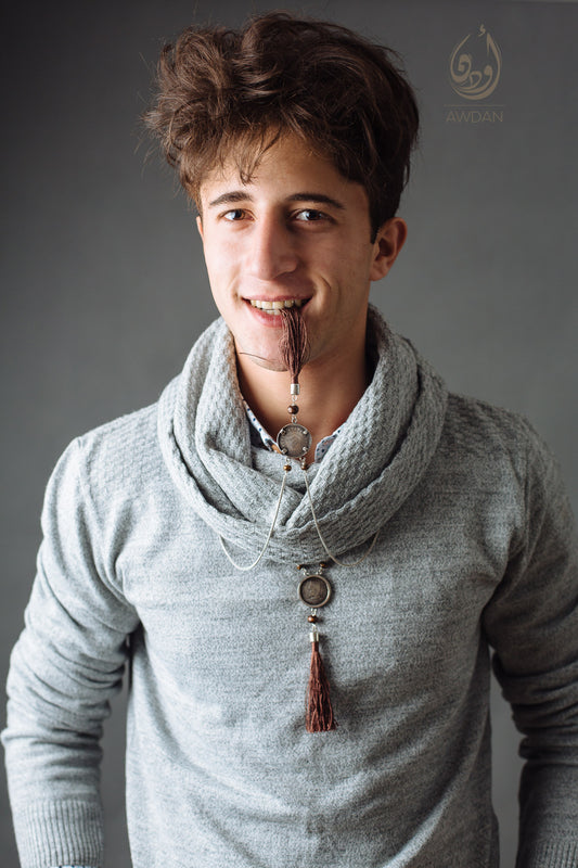 Coin and Tassel Necklace