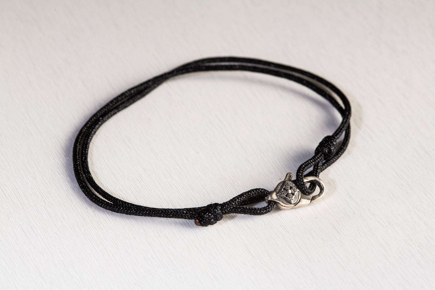 Double Black Thread Bracelet