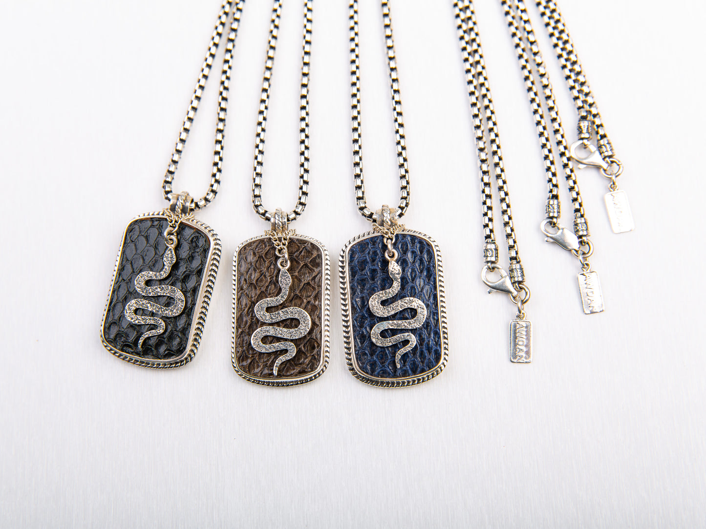 Snake Leather Necklace
