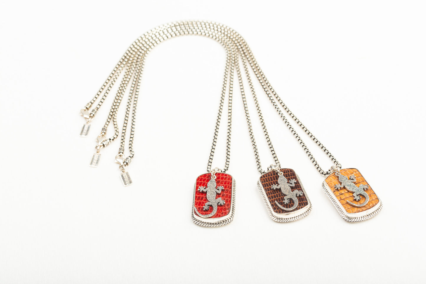Lizard Leather Necklace