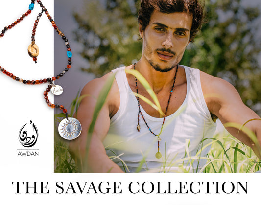 Tribal Sun Coin Rosary Necklace