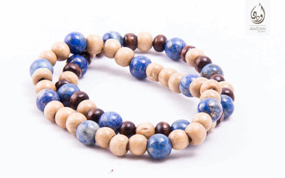 Wood and Stones Mixed Bracelet Set