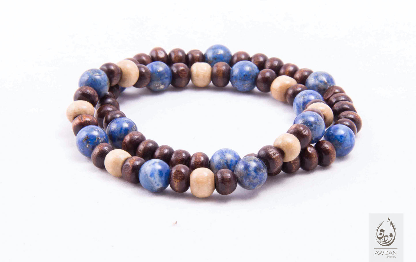 Wood and Stones Mixed Bracelet Set