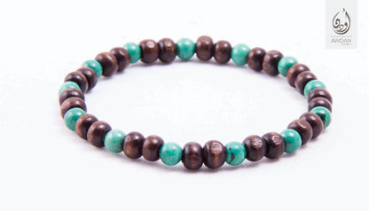 Wood And Stones Single Bracelet
