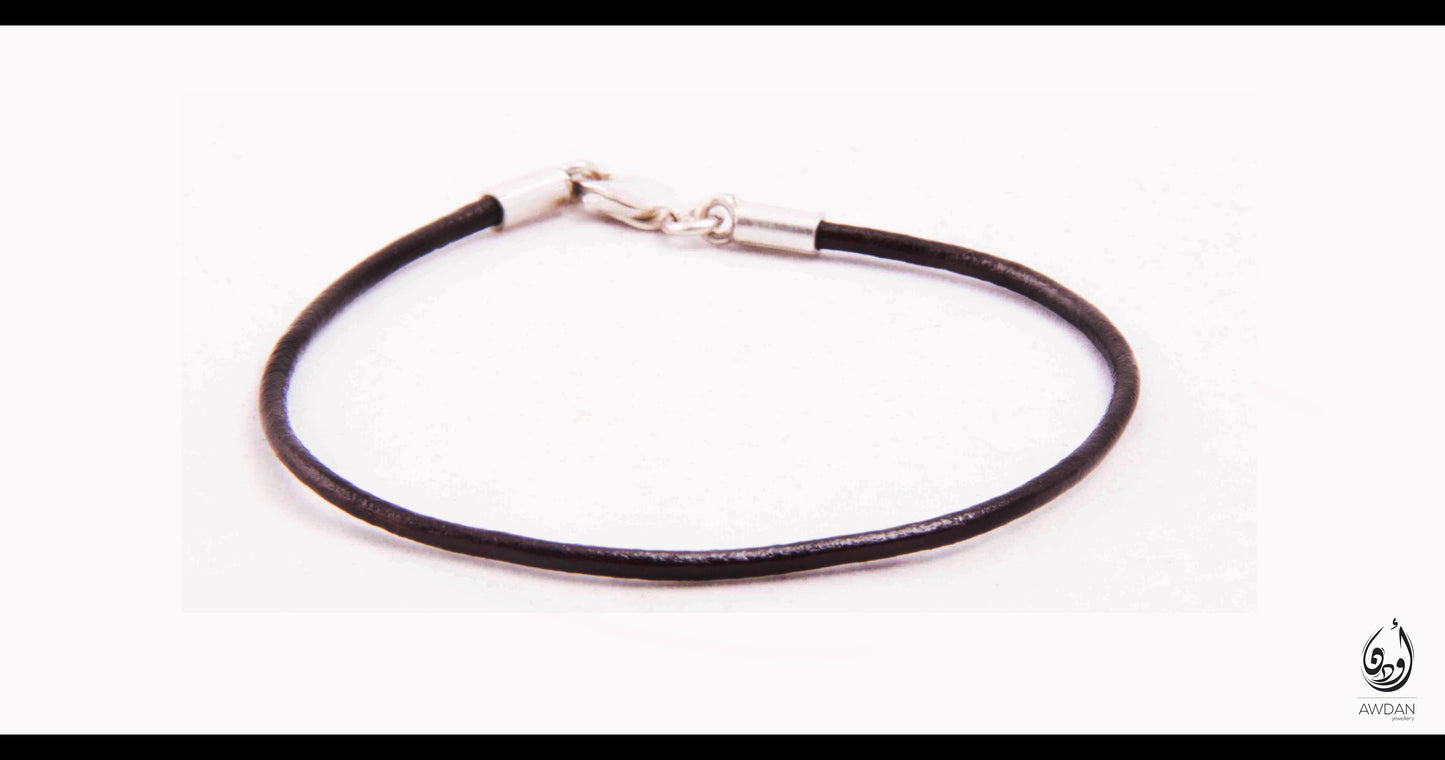 Thin Leather Cord Bracelet