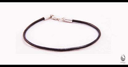Thin Leather Cord Bracelet