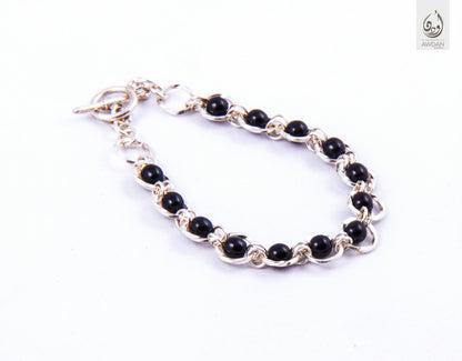 Stones Filled Circles Bracelet