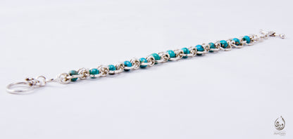 Stones Filled Circles Bracelet