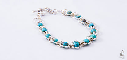 Stones Filled Circles Bracelet