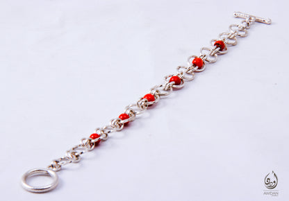 Stones Filled Circles Bracelet