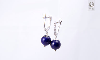 Single Stone Drop Earrings