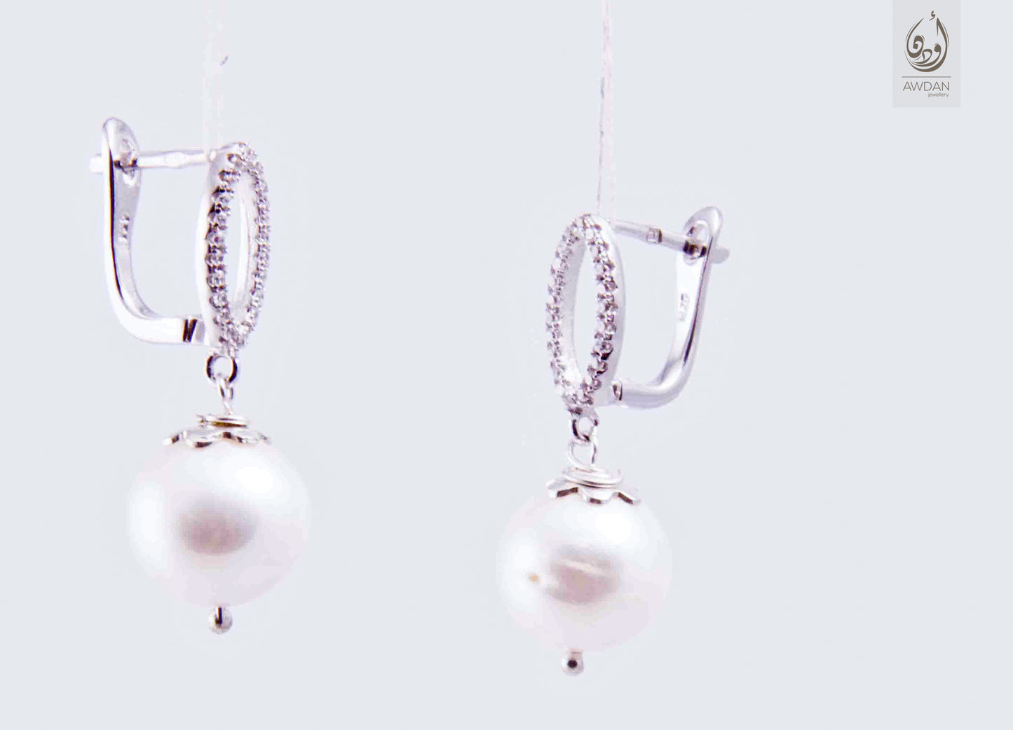 Single Stone Drop Earrings