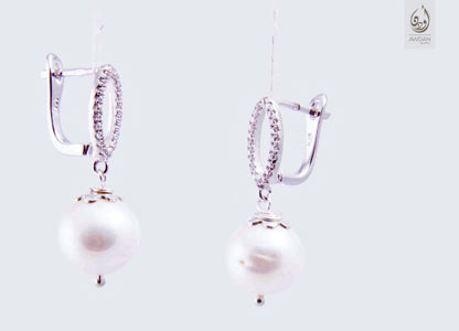 Single Stone Drop Earrings