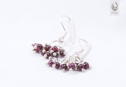 Multi Garnet Stones Earrings