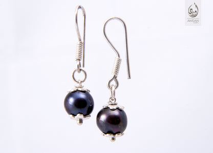 Single Stone Hook Earrings