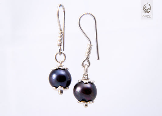 Single Stone Hook Earrings