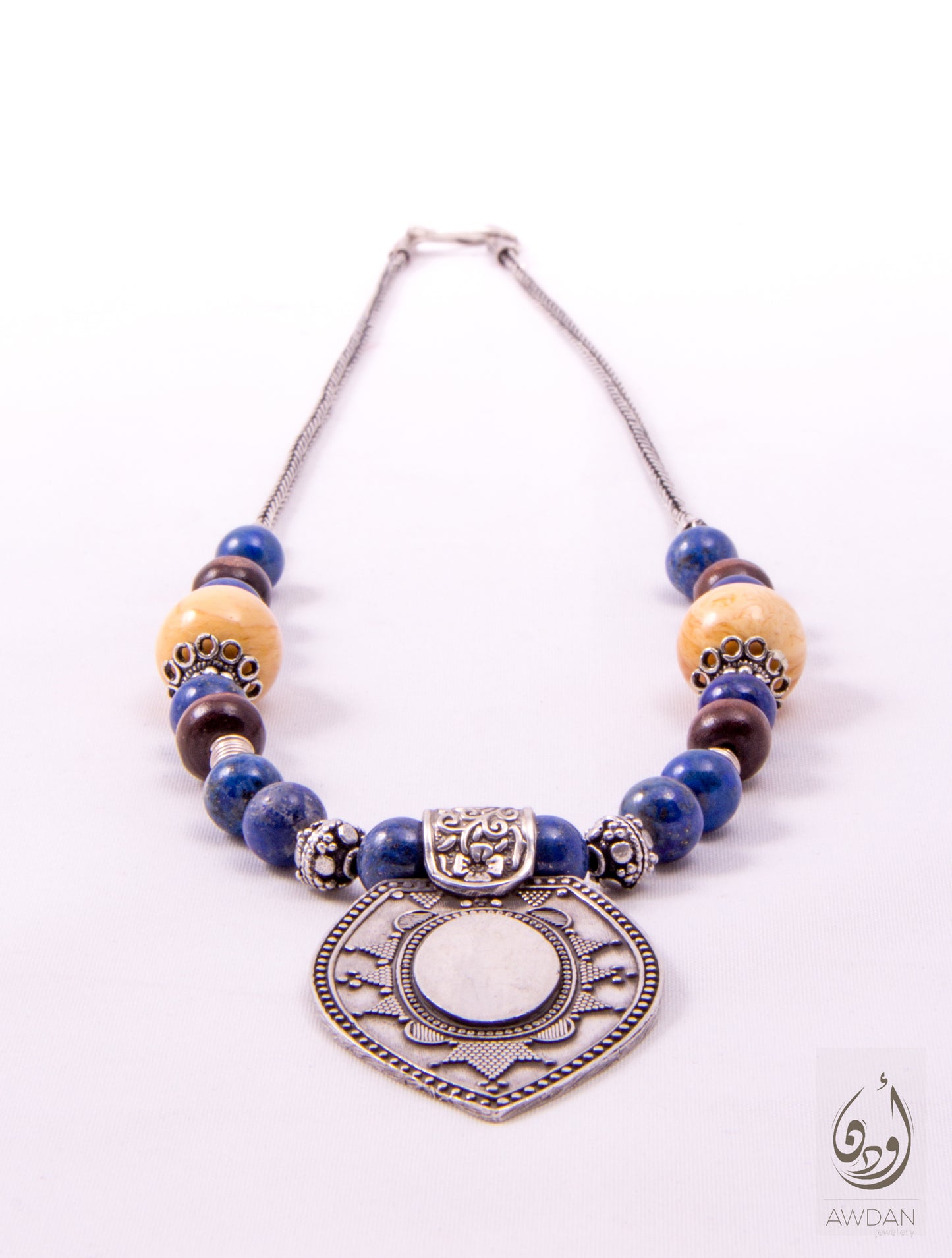 Tribal Oval Boho Necklace