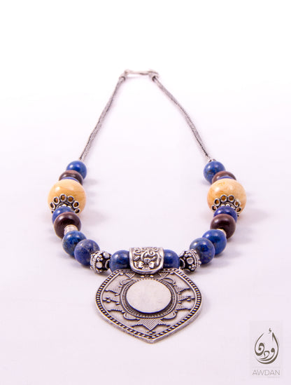 Tribal Oval Boho Necklace