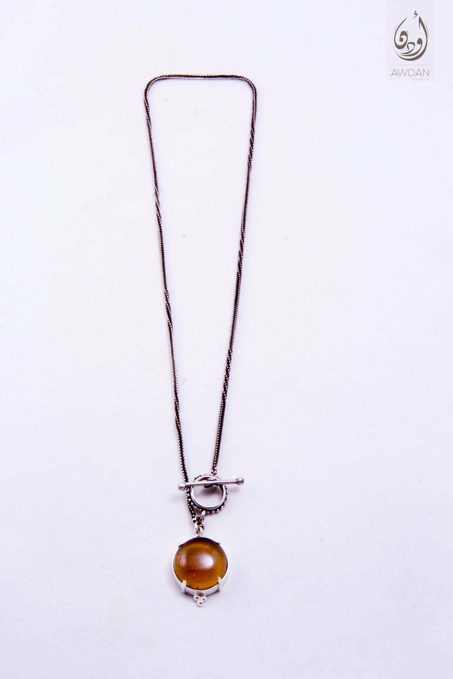 Framed Murano With Front Lock Necklace