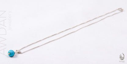 Stone And Lotus Necklace