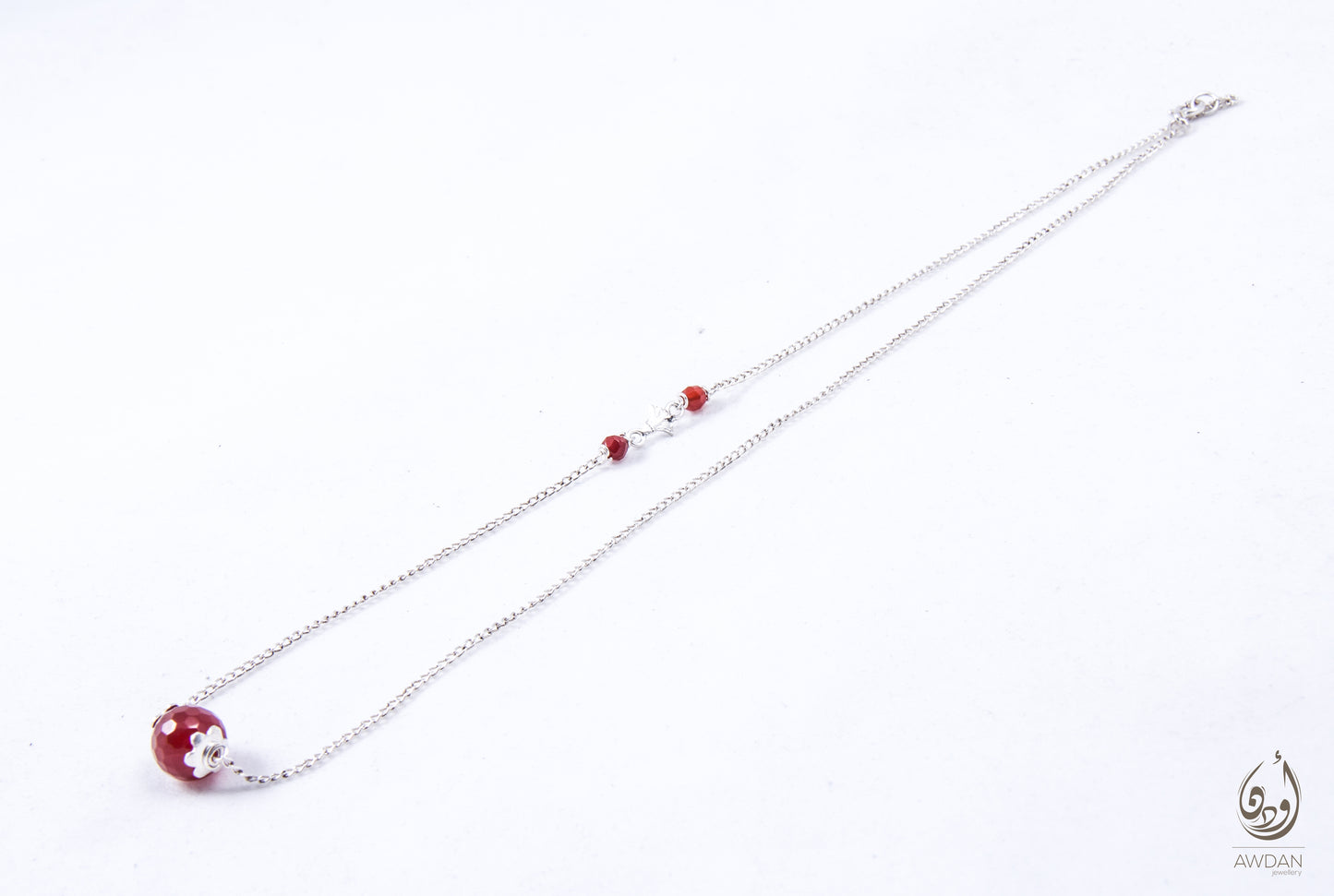 Double Carnelian Necklace