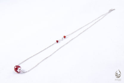 Double Carnelian Necklace