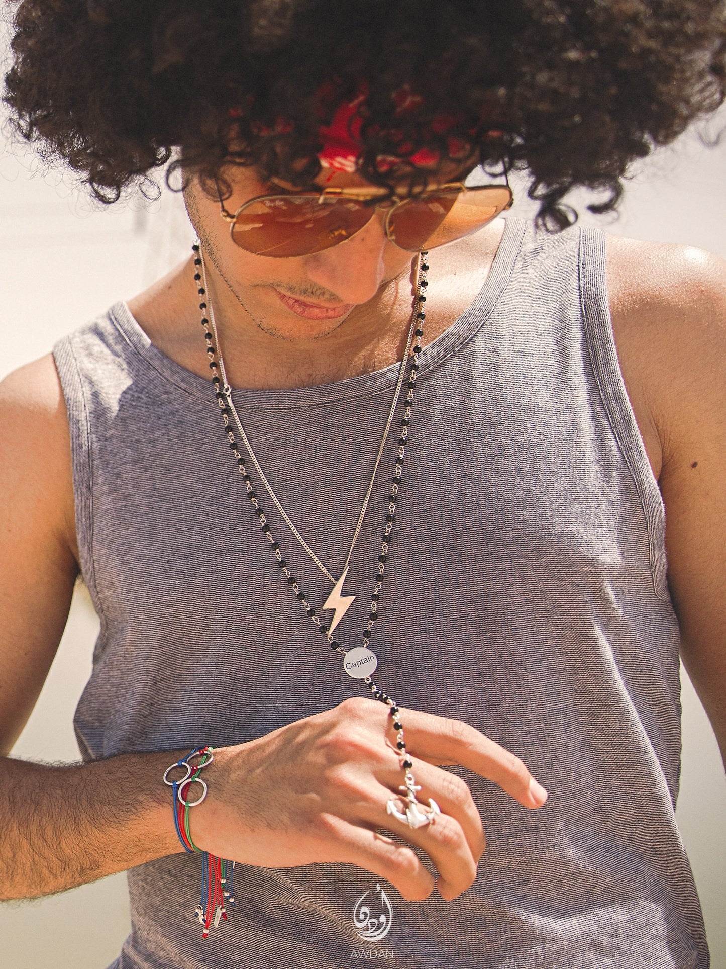 Plain Circle Coloured Threads Bracelet