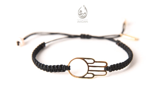 18K Gold Charm (Eye/Hand/Thunder) Bracelet