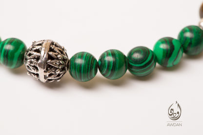 Half Wood Half Stones Bracelet