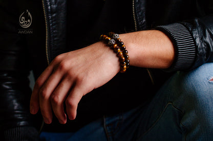 Tiger’s Eye 8mm Beads Bracelet