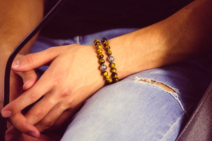 Tiger’s Eye 8mm Beads Bracelet