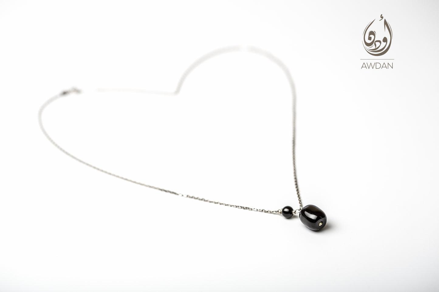 Cylindrical Onyx Necklace