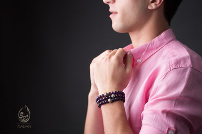 Amethyst 8mm Beads Bracelet