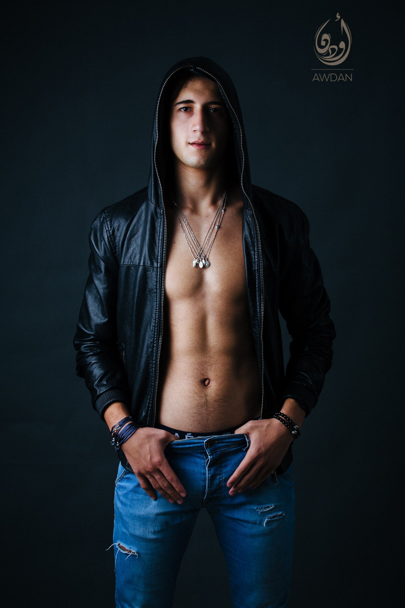 Random Pure Silver Droplet Necklace