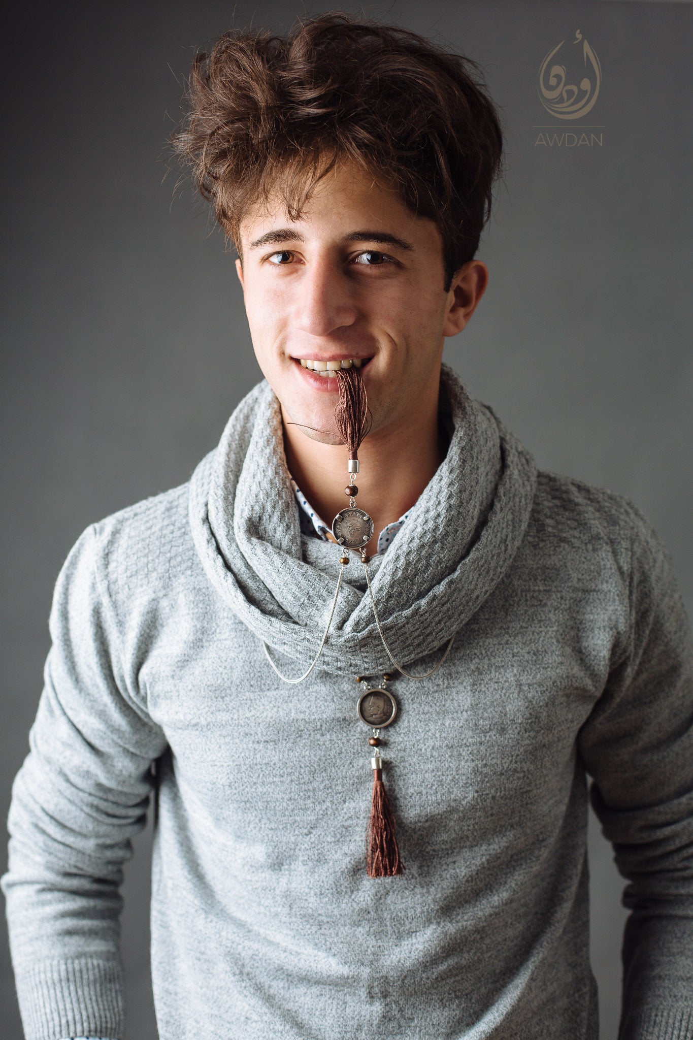 Coin and Tassel Necklace