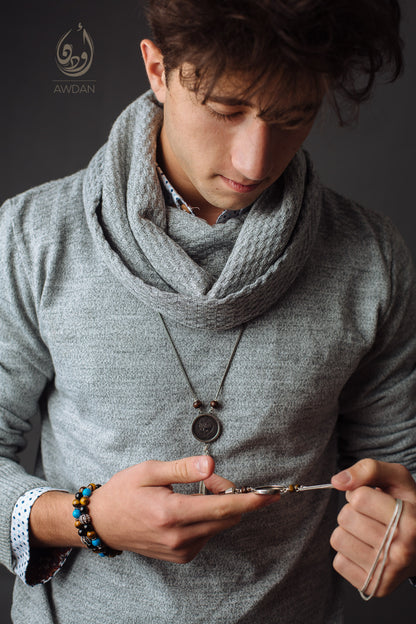 Coin and Tassel Necklace