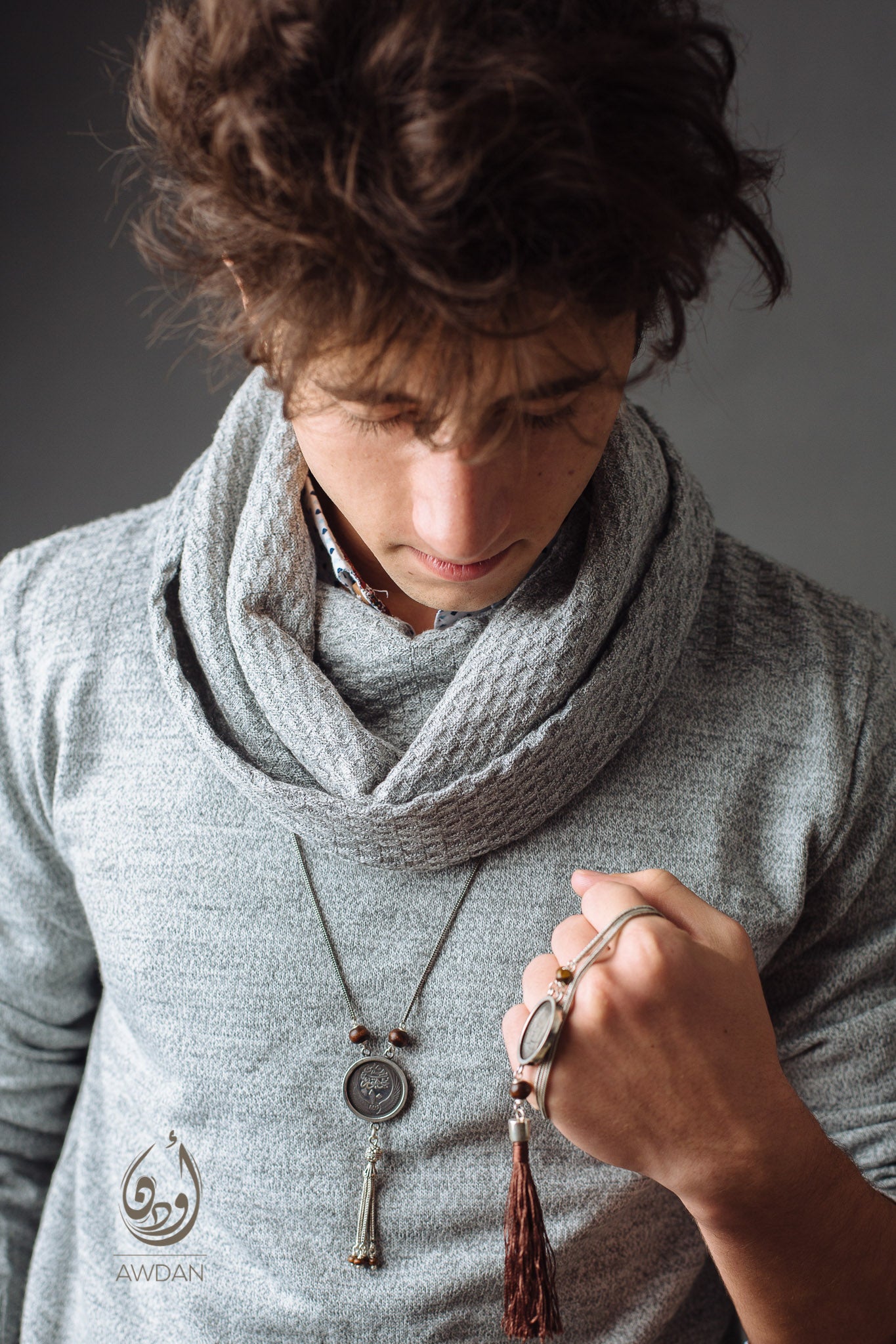 Coin and Tassel Necklace