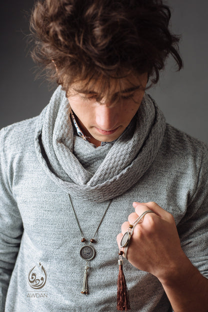 Coin and Tassel Necklace