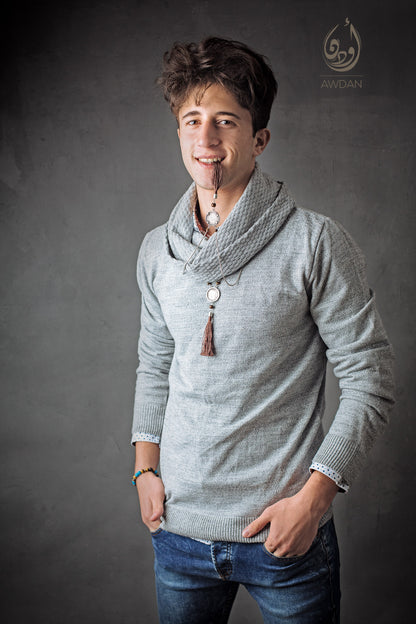 Coin and Tassel Necklace