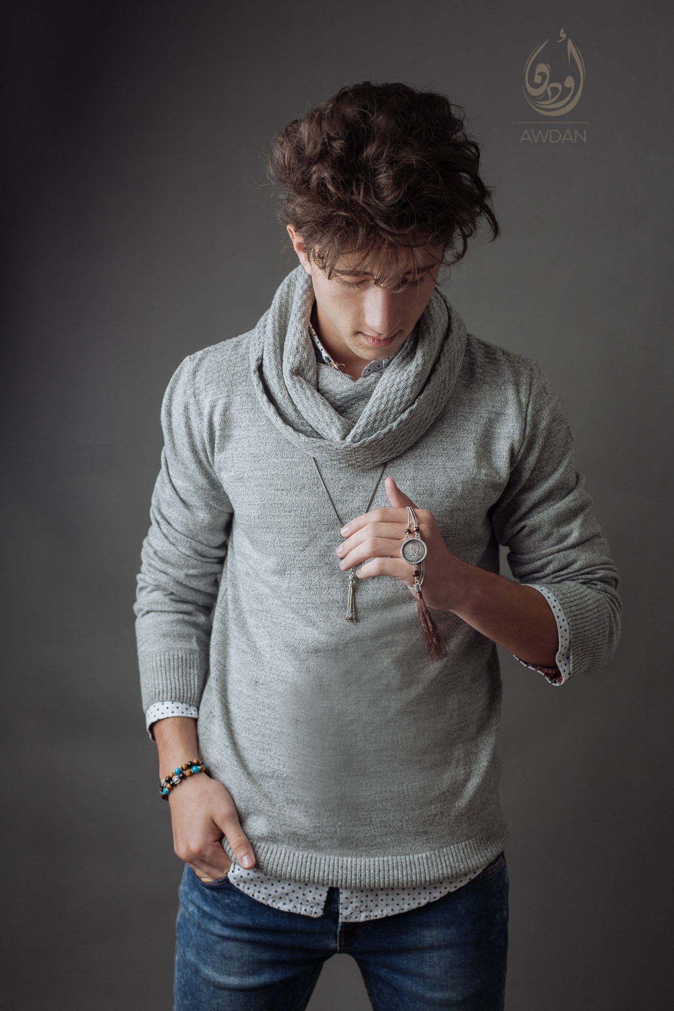 Coin and Tassel Necklace