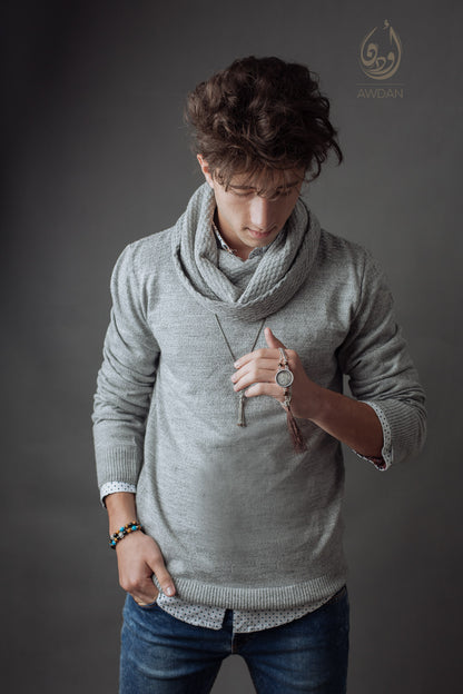 Coin and Tassel Necklace