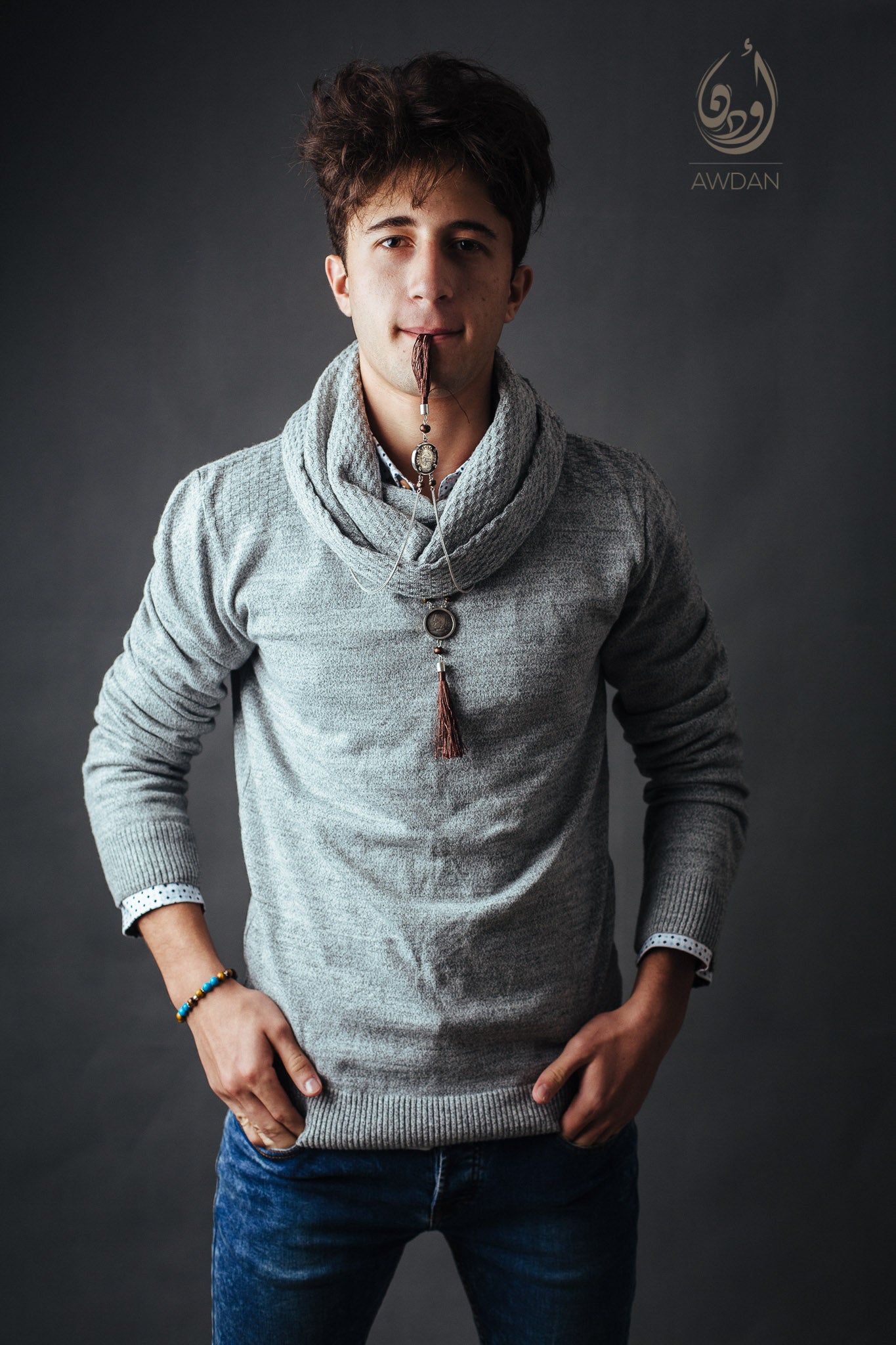 Coin and Tassel Necklace