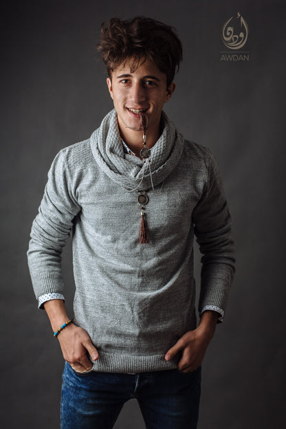 Coin and Tassel Necklace