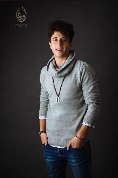 Horse Shoe Wood Necklace