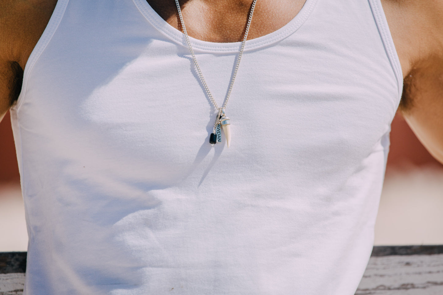 Triple Charm Ivory Necklace