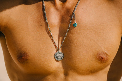 Overprotective/Overprotected Coin Necklace.