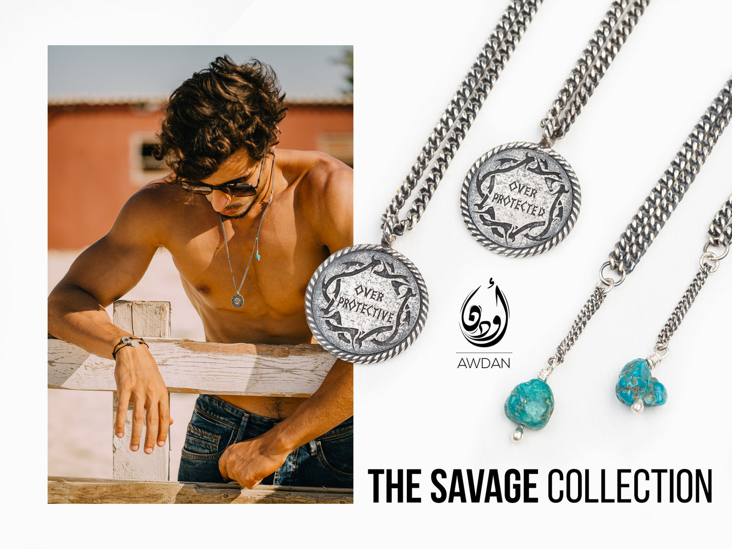 Overprotective/Overprotected Coin Necklace.