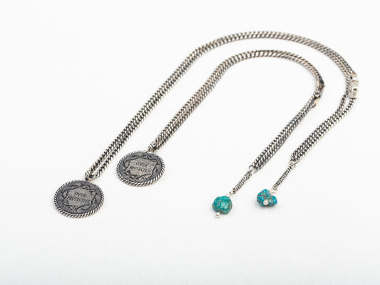 Overprotective/Overprotected Coin Necklace.